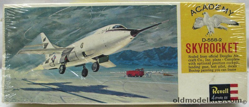 Revell 1/54 Douglas D-558-2 Skyrocket - Lincoln New Zealand Issue - (D5582), H121-80 plastic model kit